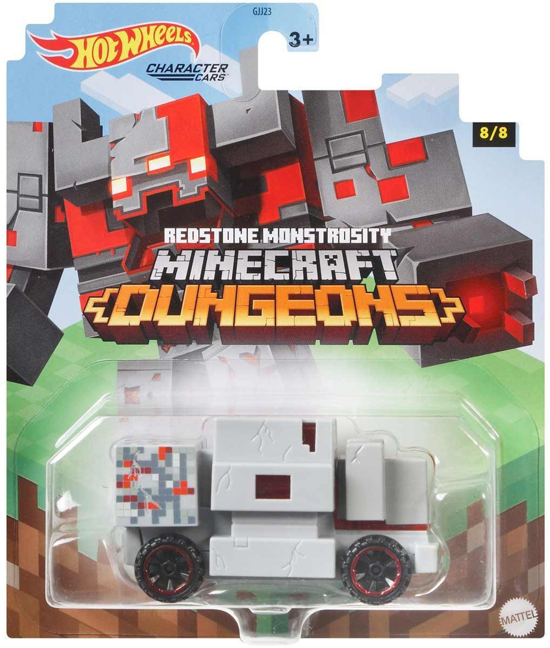 Hot Wheels Minecraft Dungeons Character Cars Redstone Monstrosity 164 Diecast Character Car Mattel Toys Toywiz