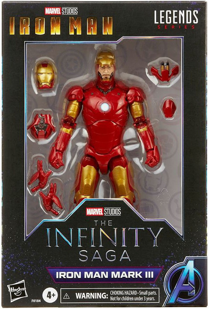 niveau Gå ud præmie Marvel Marvel Legends Iron Man Mark III Action Figure The Infinity Saga  Hasbro Toys - ToyWiz