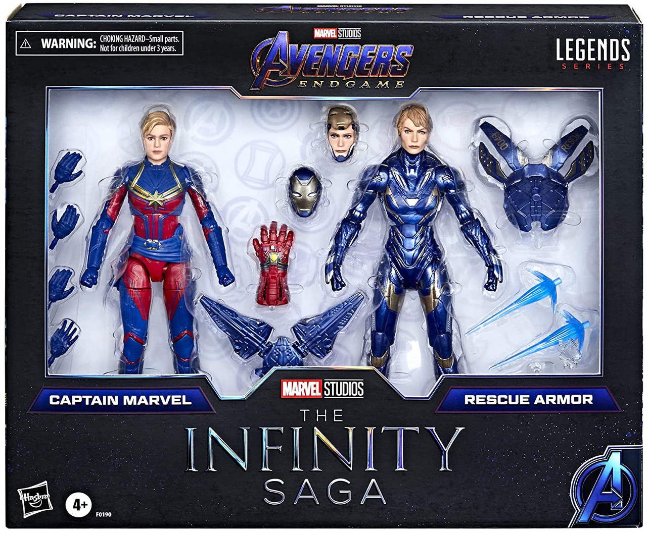 karton indsats tank Marvel Avengers Endgame Marvel Legends Captain Marvel Rescue Armor Action  Figure 2-Pack The Infinity Saga Hasbro Toys - ToyWiz