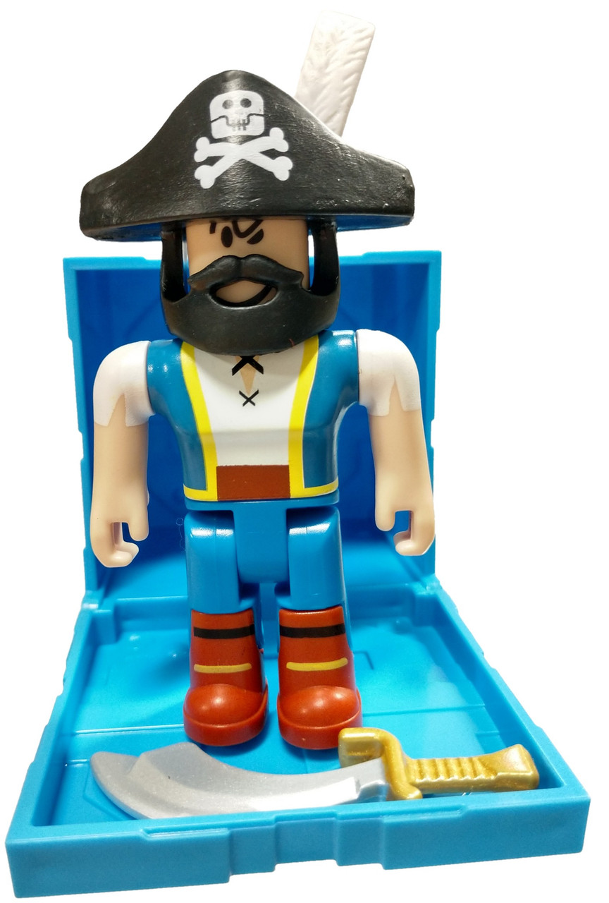 Roblox Series 9 Shark Attack Pirate 3 Mini Figure With Cube And Online Code Loose Jazwares Toywiz - roblox pirate toy