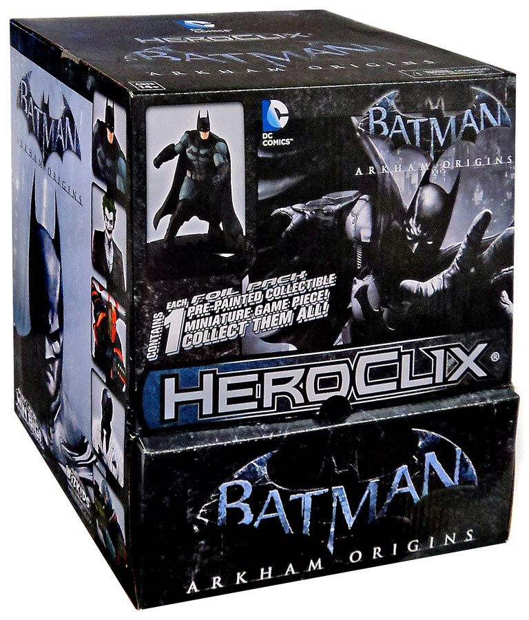 DC HeroClix: Arkham Origins Gravity Feed Display [並行輸入品] DC HeroClix Batman Arkham Origins Booster Box 24 Packs Wizkids