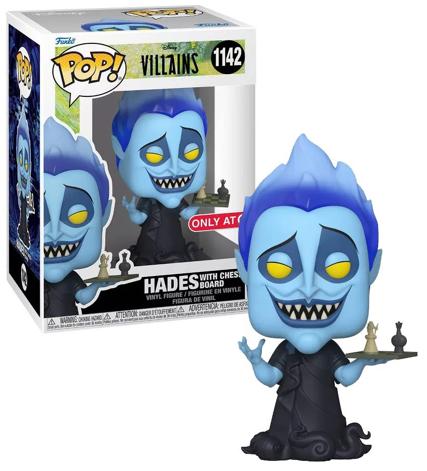 Funko Disney Villains Pop Disney Hades With Chess Board Exclusive Deluxe Vinyl Figure Toywiz