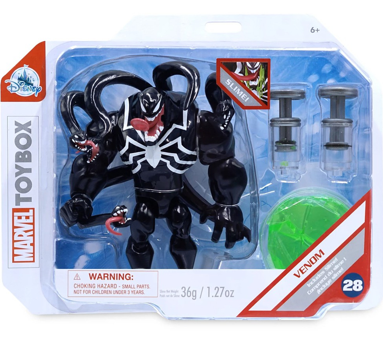 Disney Marvel Toybox Venom Exclusive 7 75 Action Figure 28 With Slime 2 Injectors Toywiz - neon injector roblox