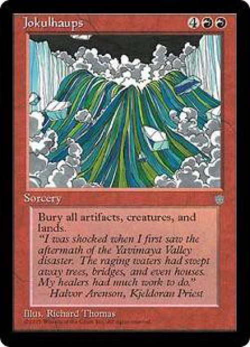 Magic The Gathering Ice Age Single Card Rare Jokulhaups - ToyWiz