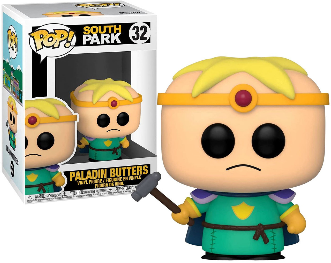 Funko South Park Pop Tv Paladin Butters Vinyl Figure 32 Stick Of Truth Toywiz - fgteev roblox part 32