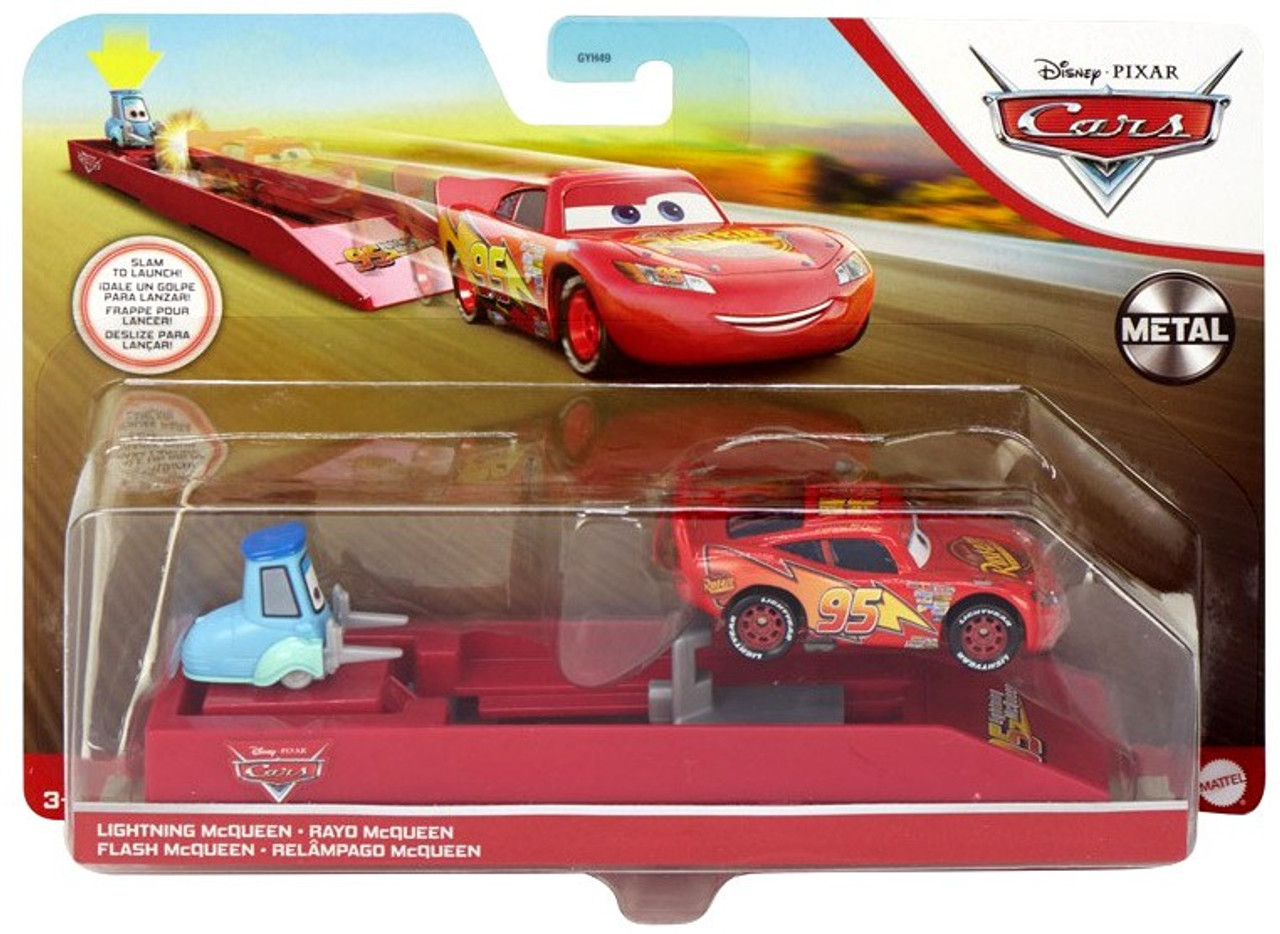 Disney Pixar Cars Cars 3 Lightning Mcqueen 155 Diecast Car Launcher 2021 Mattel Toywiz - disney cars 3 roblox