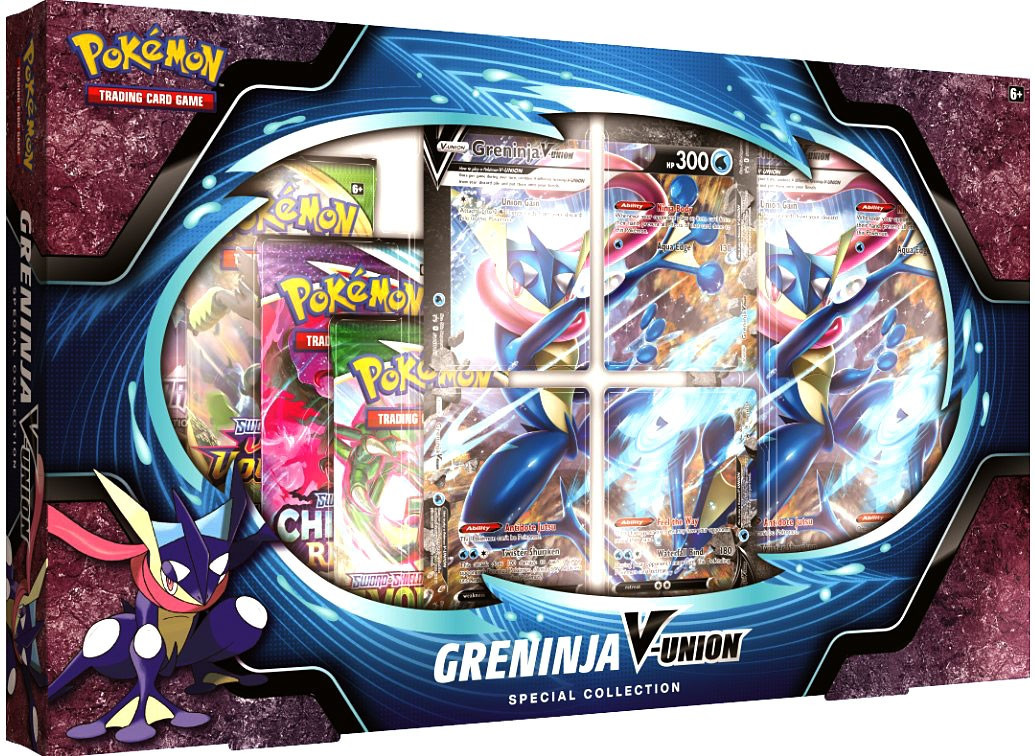 greninja pokemon card pack PSA 10 ex #106 Play! Prize Series 7 Pokemon Includes a rubber play mat and game box for your cards Pokemon Greninja V-Union Special Collection
