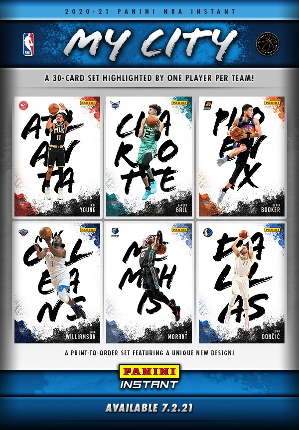 NBA Panini 2020-21 My City Basketball Exclusive Trading Card Set