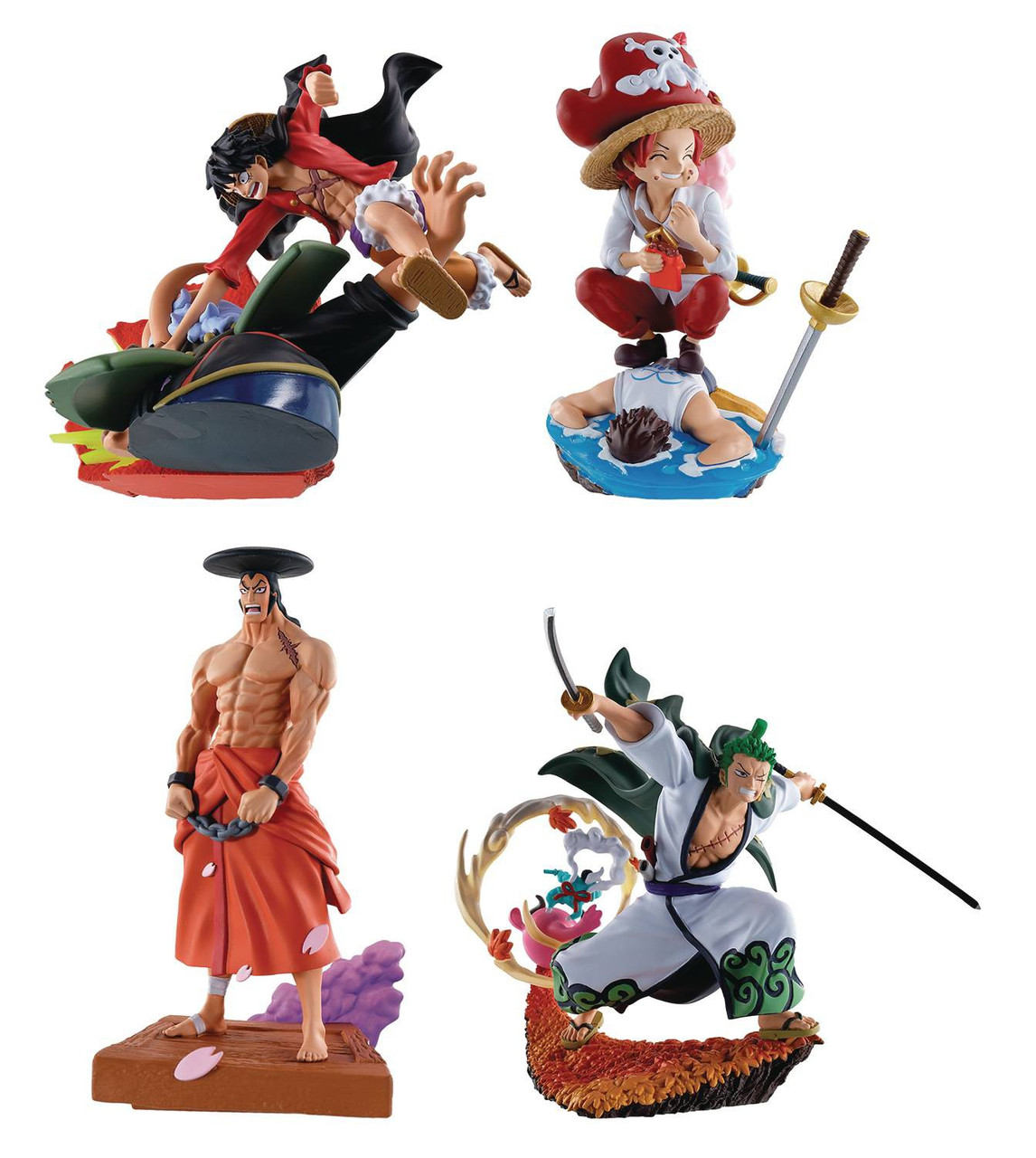 One Piece Logbox Rebirth Wano Country 3 Collectible Pvc Figure Set Version 3 Megahouse Toywiz