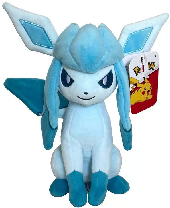 Pokemon Eevee Evolution Glaceon Exclusive 8 Plush Jazwares Toywiz