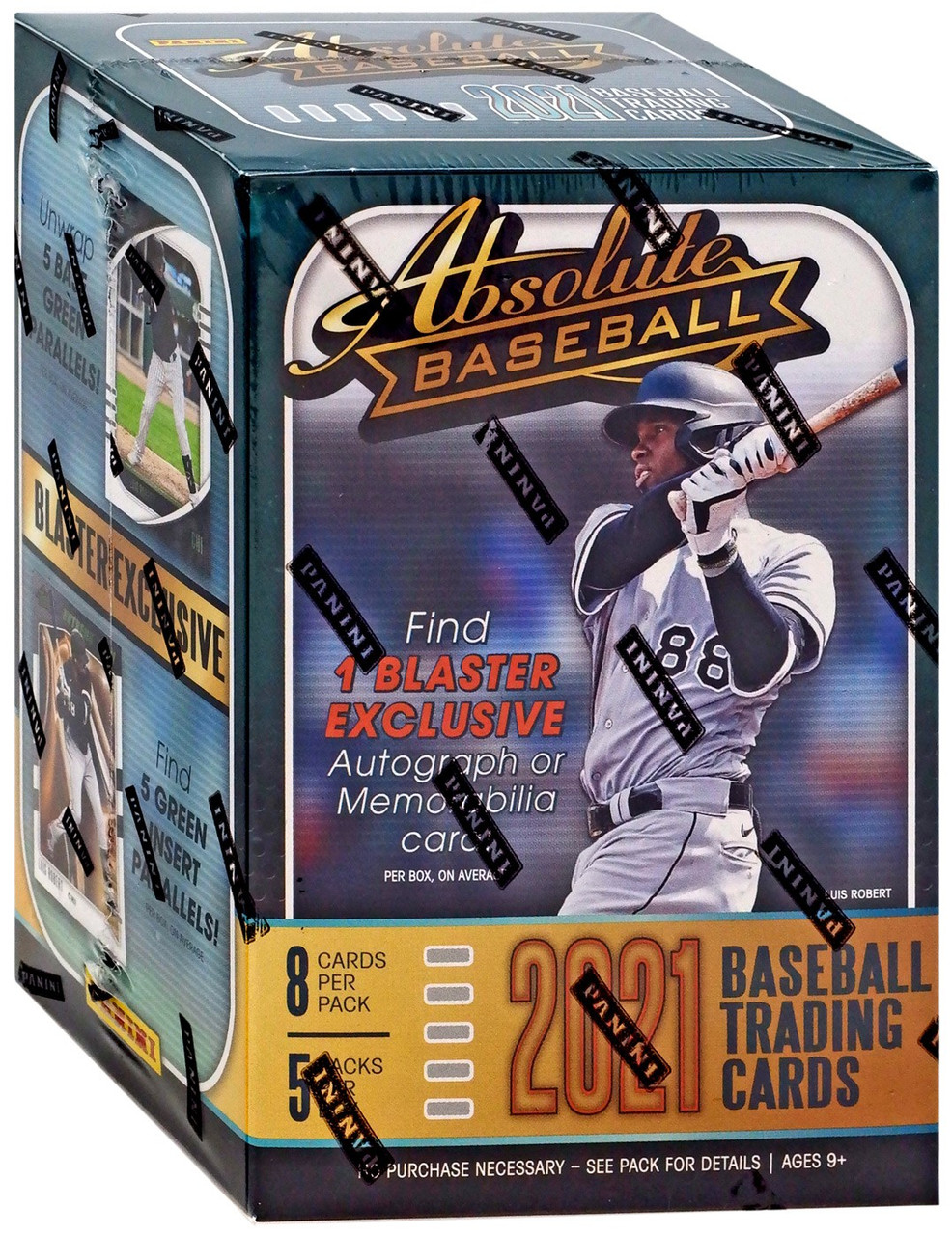 MLB Panini 2021 Absolute Baseball Trading Card BLASTER Box 5 Packs, 1