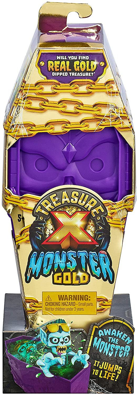 Treasure X Monster Gold Monster Coffin Mystery Pack 2021 Version
