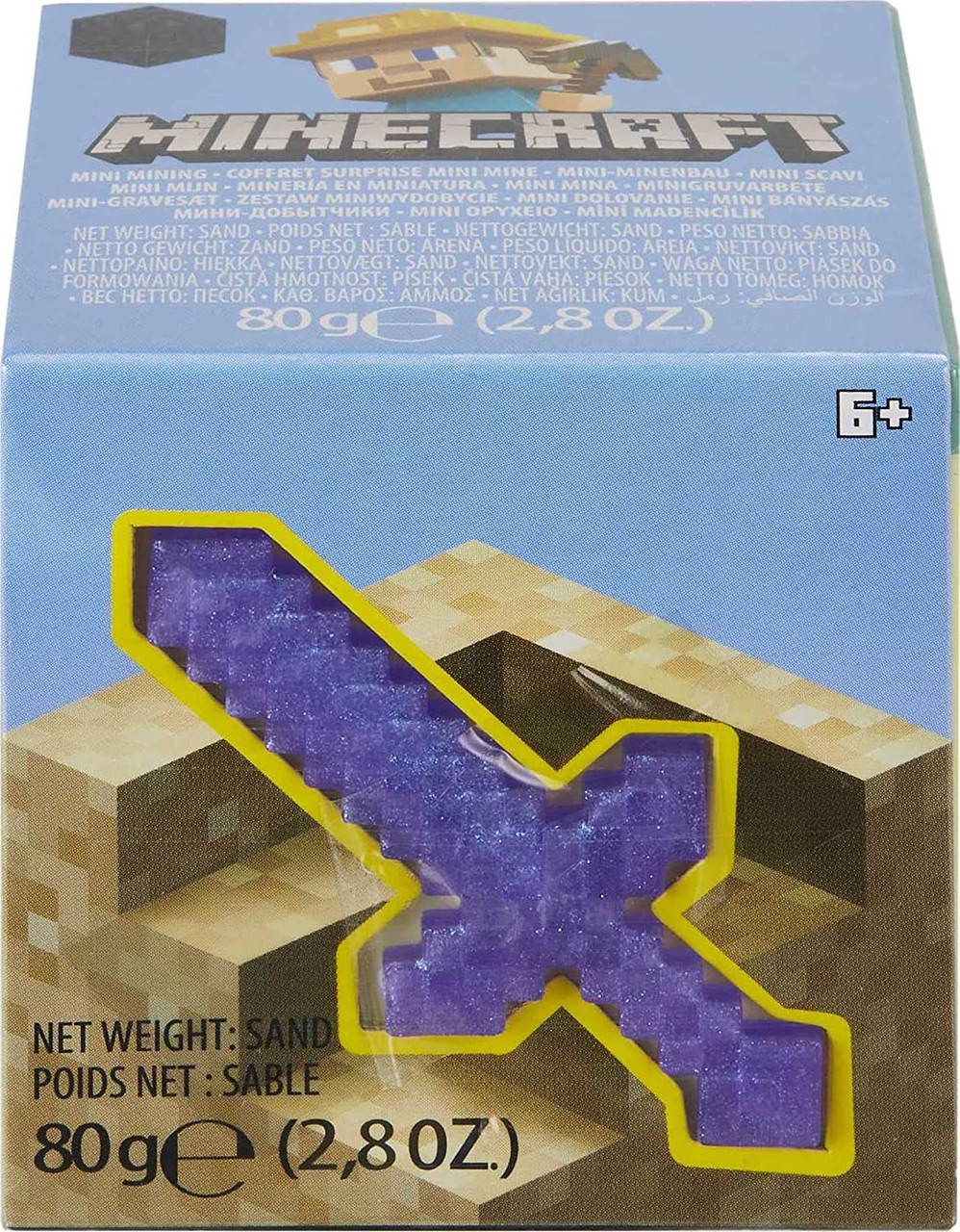 Minecraft Mini Mining Obsidian Series Sword Mystery Pack Mattel