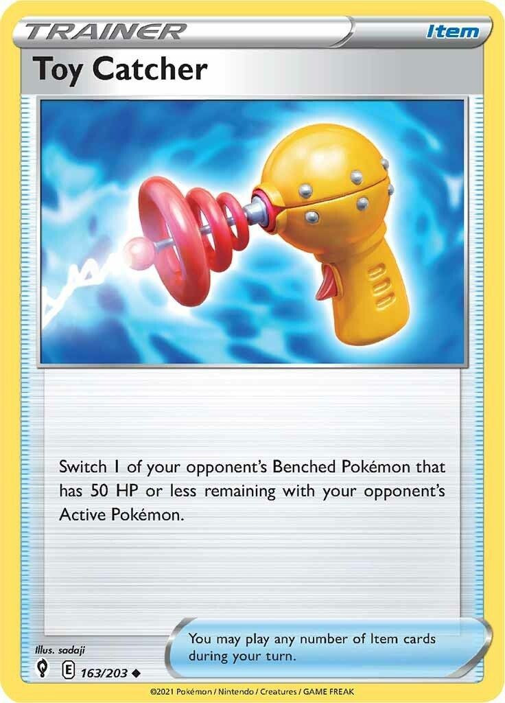 toy catcher pokemon card price - 187/198 You may play any number of Item cards during your turn Pokemon Catcher 175 - Reverse