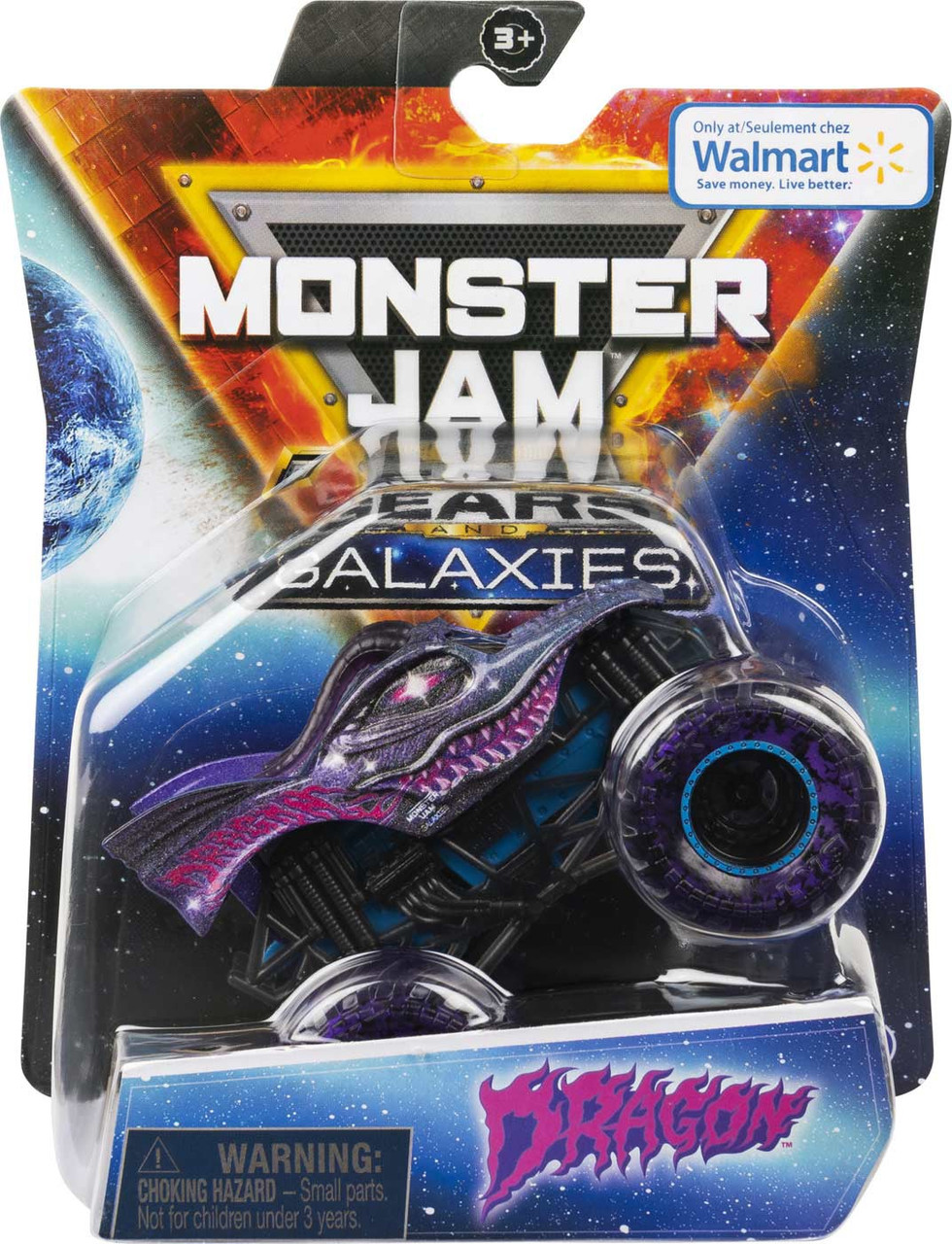 Monster Jam Gears Galaxies Dragon Exclusive 164 Diecast Car Spin