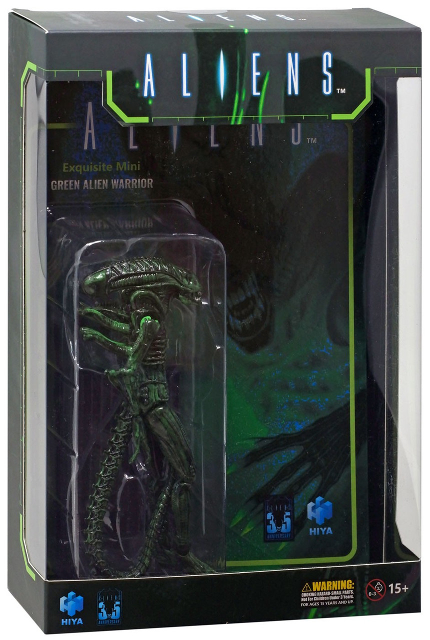 Alien Exquisite Mini Green Alien Warrior 118 Action Figure Hiya