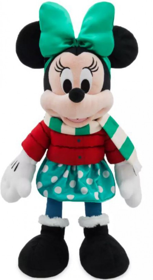 minnie mouse green dress Disney 2021 Holiday Exclusive 14 Plush Headband Cont