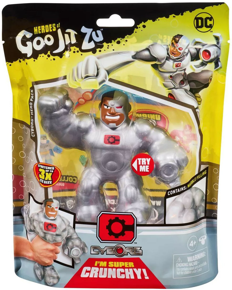Heroes of Goo Jit Zu DC Series 2 Cyborg Action Figure Moose Toys