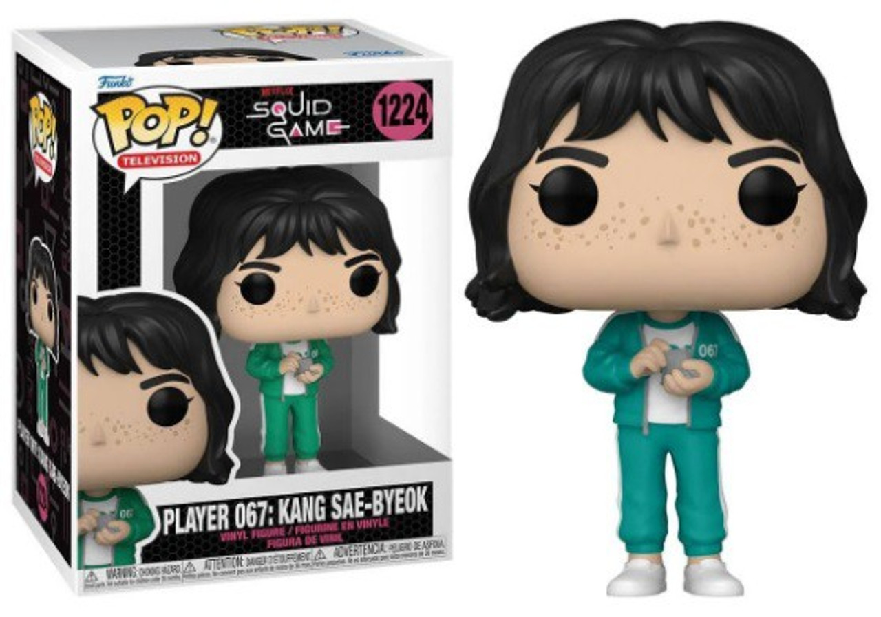 funko squid game pop television player 067 kang sae byeok vinyl figure toywiz