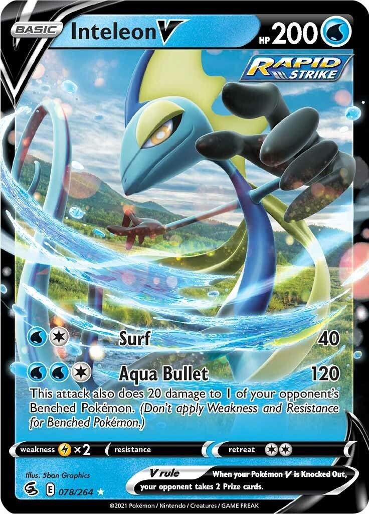 Pokemon Trading Card Game Sword Shield Fusion Strike Single Card