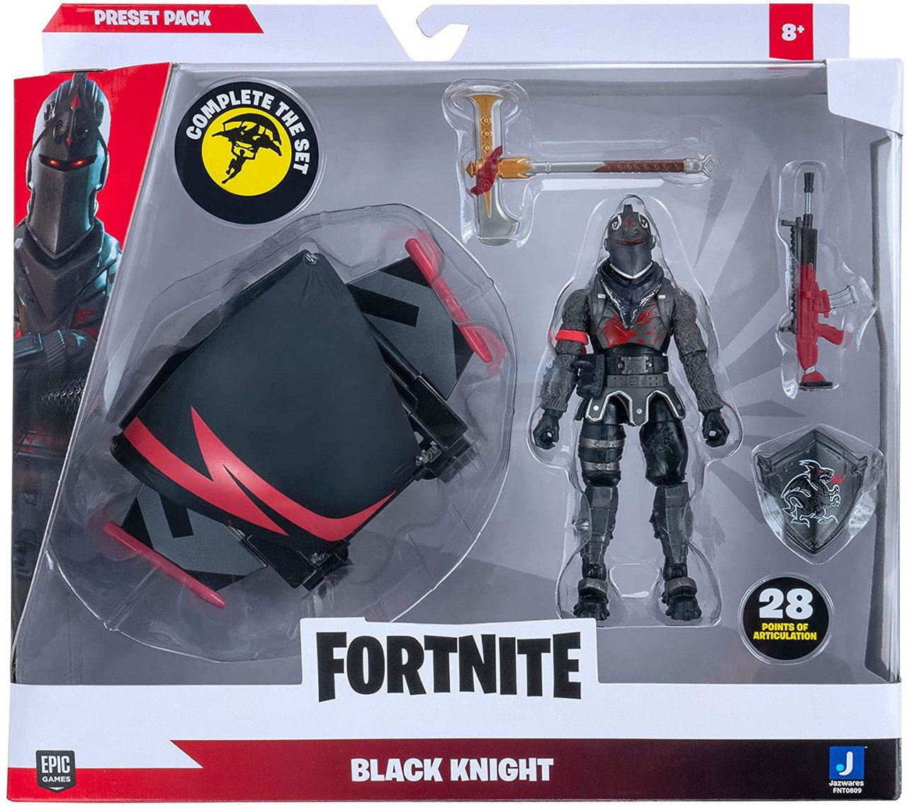 Fortnite Preset Pack Black Knight 4 Action Figure Jazwares - ToyWiz