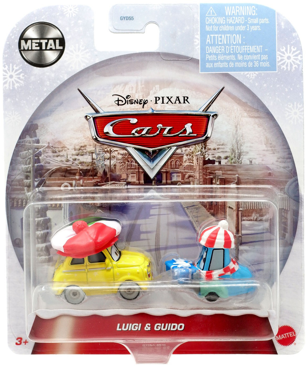 超希少　Disney Pixar Cars Luigi & Guido マテル c3metluigiguidohats__18909.