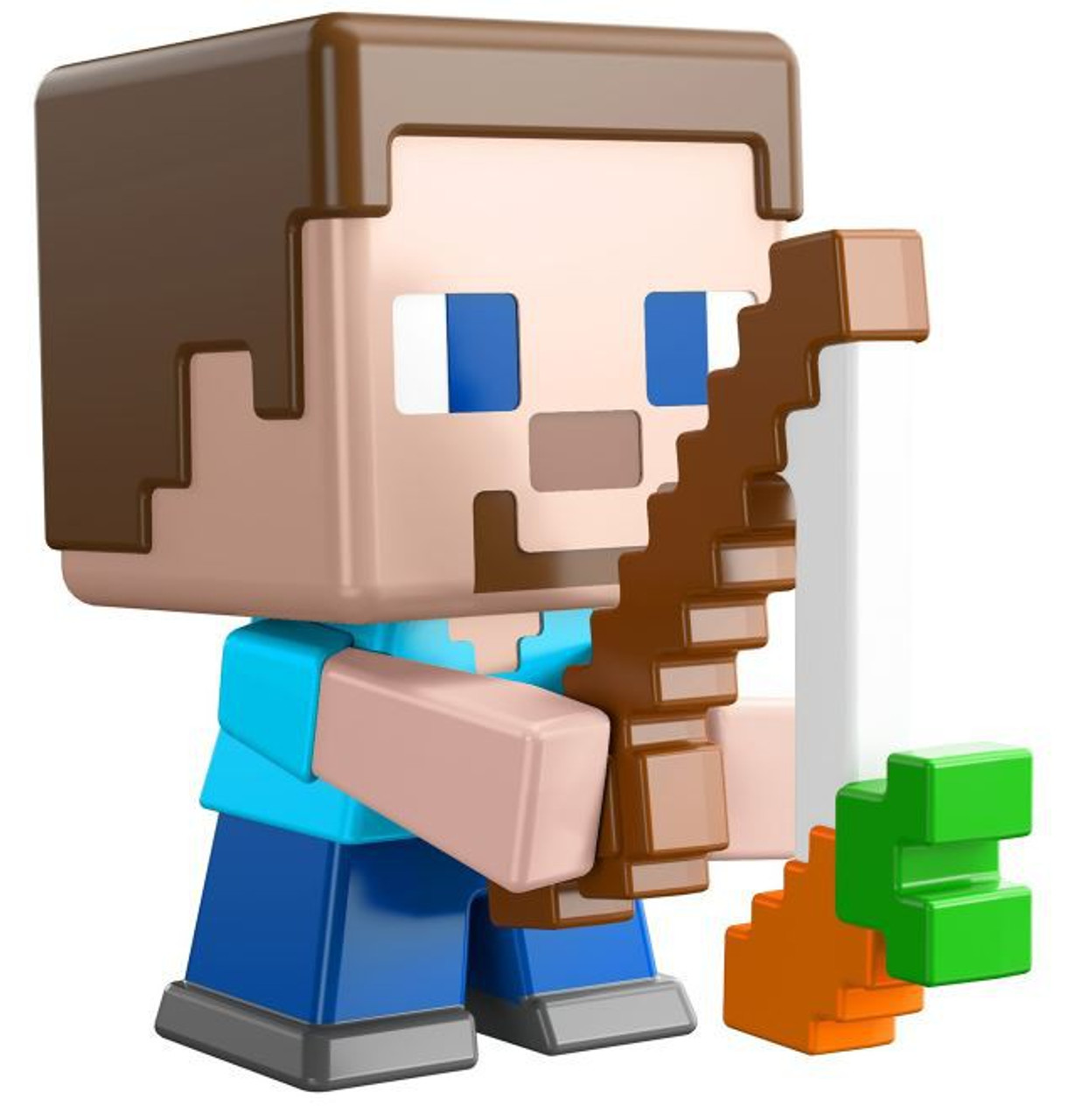 Minecraft Tnt Series 25 Steve With Carrot Minifigure Loose Mattel Toys Toywiz Minecraft Tnt Series 25 Steve With Carrot Minifigure Loose Mattel Toys Toywiz