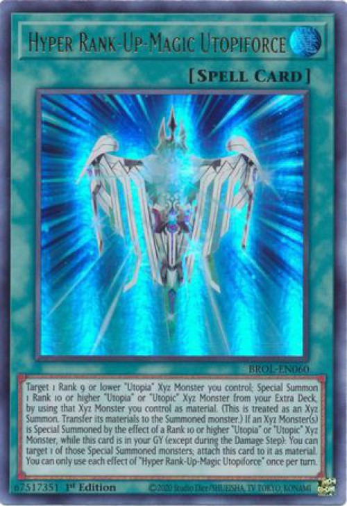 YuGiOh Trading Card Game Brothers of Legend Single Card Ultra Rare
