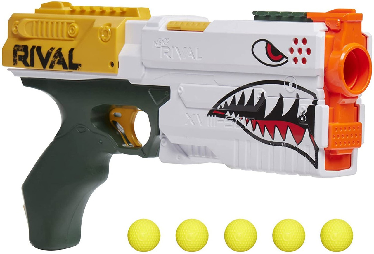 NERF Rival Kronos XVIII-500 Exclusive Blaster White Hasbro Toys