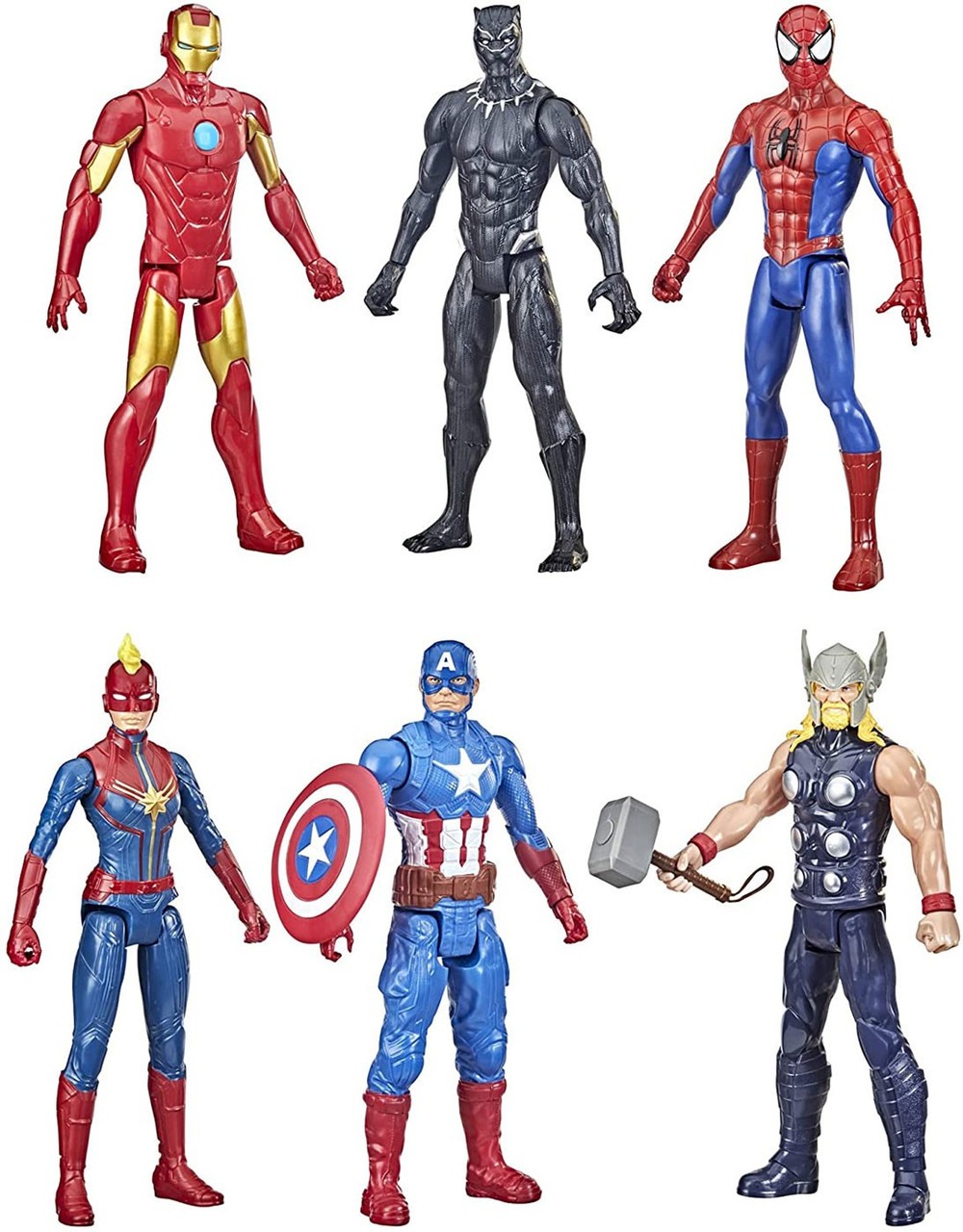 Marvel Titan Hero Series Spider-Man, Captain America, Iron Man