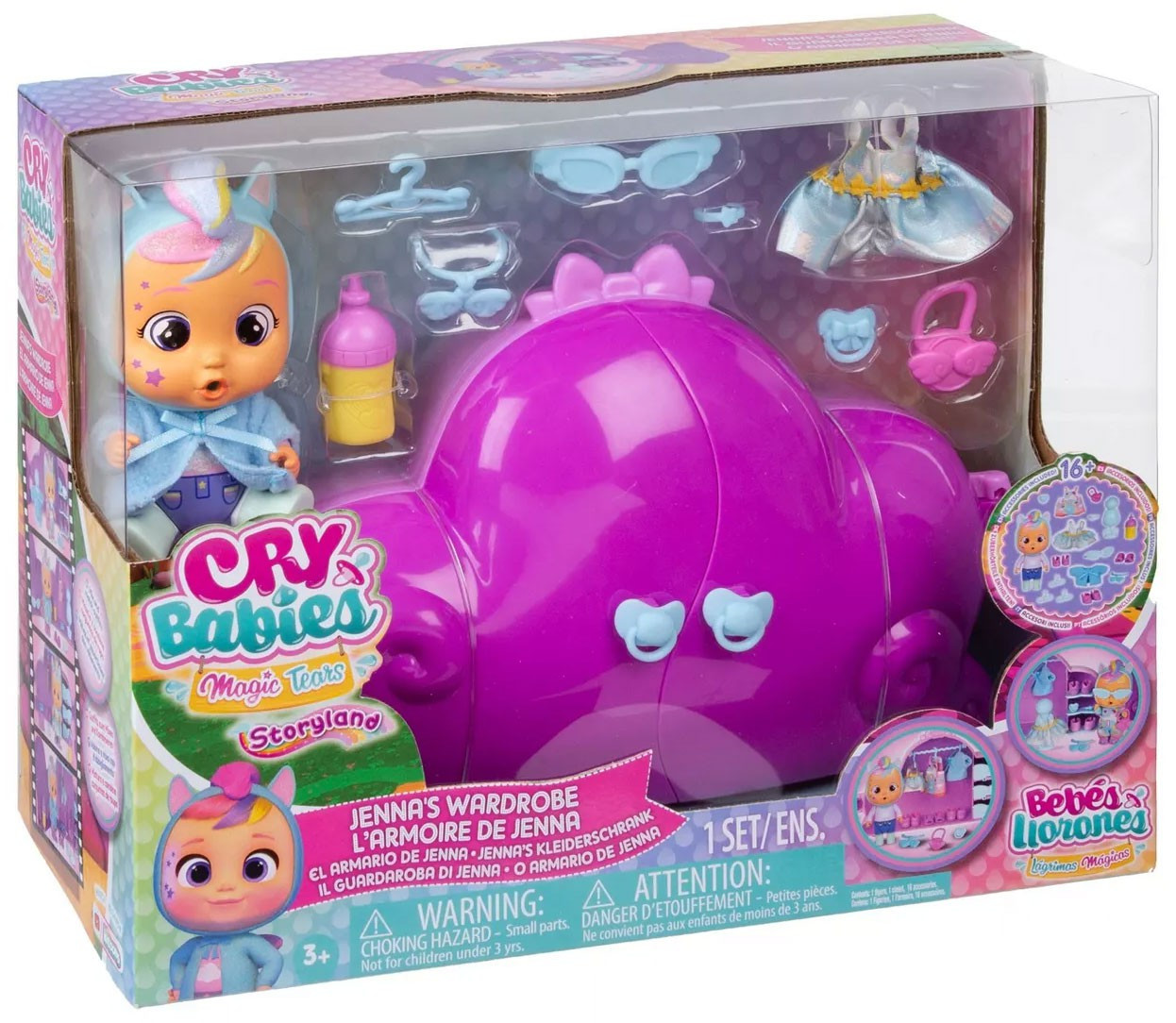Cry Babies Magic Tears Jennas Wardrobe Playset Imc Toys Toywiz