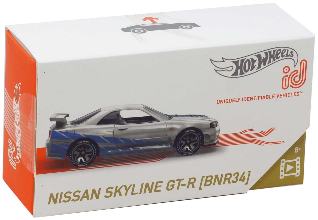 Hot Wheels ID Nissan Skyline GT-R BNR34 164 Diecast Car Mattel