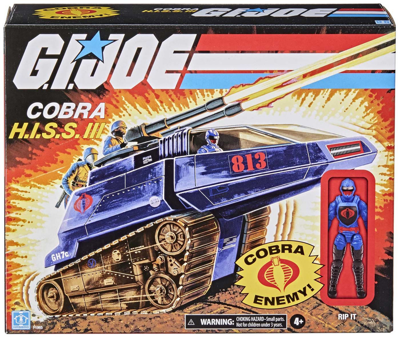 GI Joe Retro Collection Cobra H.I.S.S. III 3.75 Vehicle Action