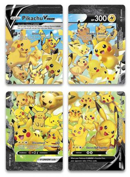 Pokemon Trading Card Game Sword Shield Promo Pikachu V-Union Set