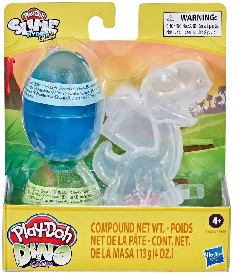 PlayDoh Slime Hydro Glitz Dino Crew Brontosaurus 4 Ounce Hasbro Toys ToyWiz