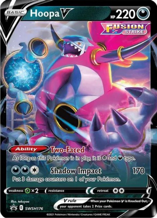 hoopa pokemon card value New to this looking through old cards and values etc, found this card, I can find nothing on it anywhere, is it even real any help appreciated? : r/pokemoncards Darkness / 220 / Basic Pokemon Trading Card Game Sword
