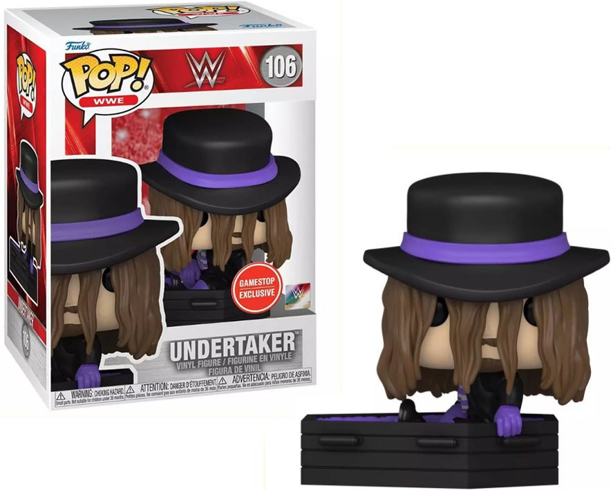 Funko WWE Wrestling POP WWE Undertaker Exclusive Vinyl Figure 106