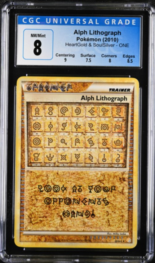 alph lithograph pokemon card price 2010 Triumphant 4 Ultra Rare Shuffle your deck  Alph Lithograph climbing fast