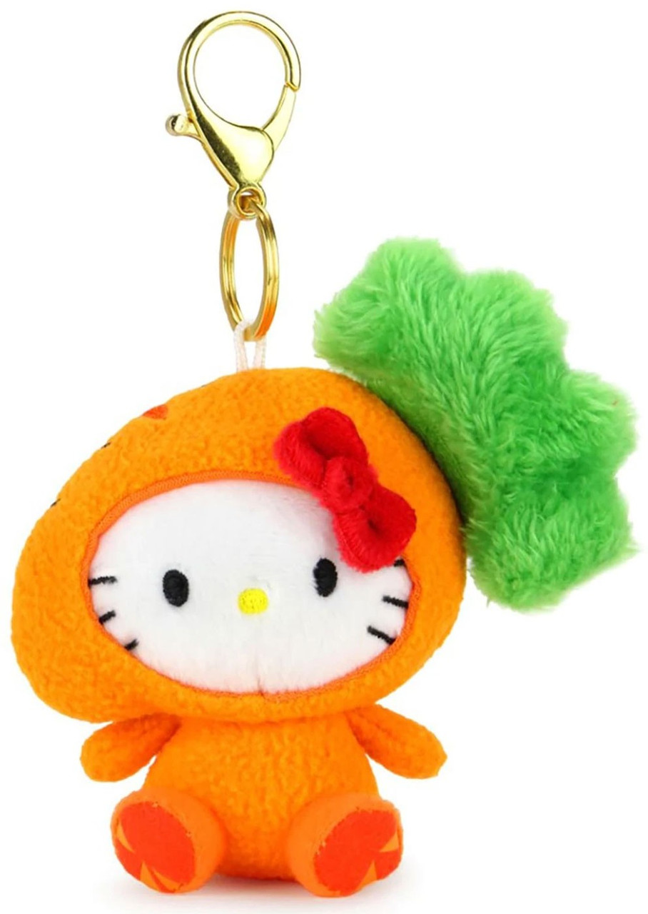 Sanrio Hello Kitty Carrot Kitty 3 Plush Charm Kidrobot NECA - ToyWiz