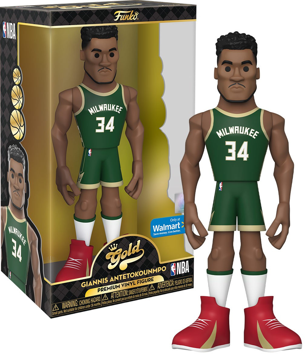 Funko NBA Milwaukee Bucks GOLD Giannis Antetokounmpo Exclusive 12