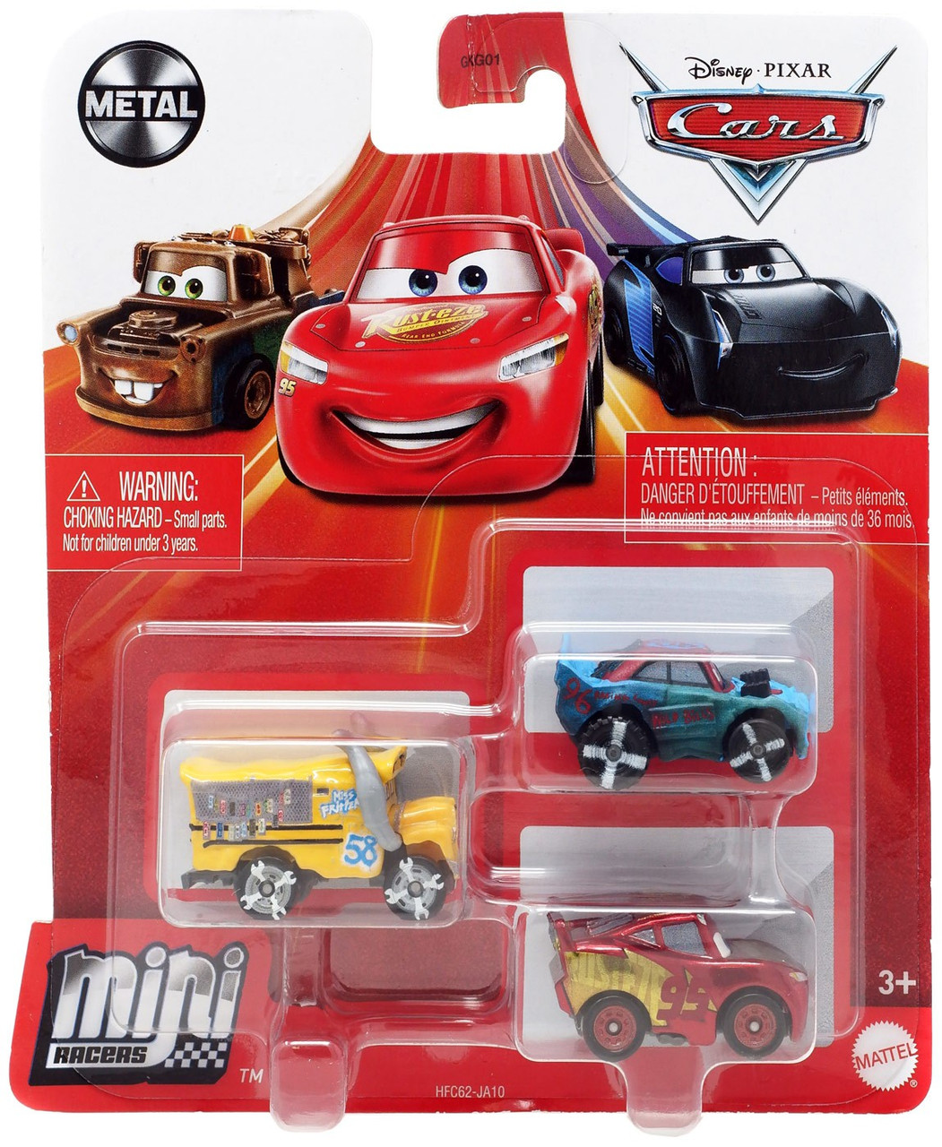 Disney Pixar Cars Die Cast Metal Mini Racers Miss Fritter, Rusteze