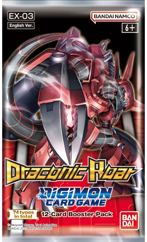 draconic roar booster box BANDAI NAMCO Entertainment Digimon Card Game: Red : Toys & Games the thrill of unpacking new cards adds an element of surprise and excitement to every game session Digimon Boosterbox - Draconic Roar