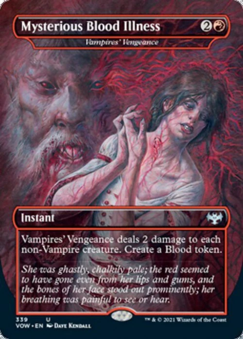 vampire mtg cards Magic The Gathering Commander 2017 Vampiric Bloodlust Deck 100-Card WOTC you may sacrifice another creature Subtype: vampire, Colors: Black, Red,