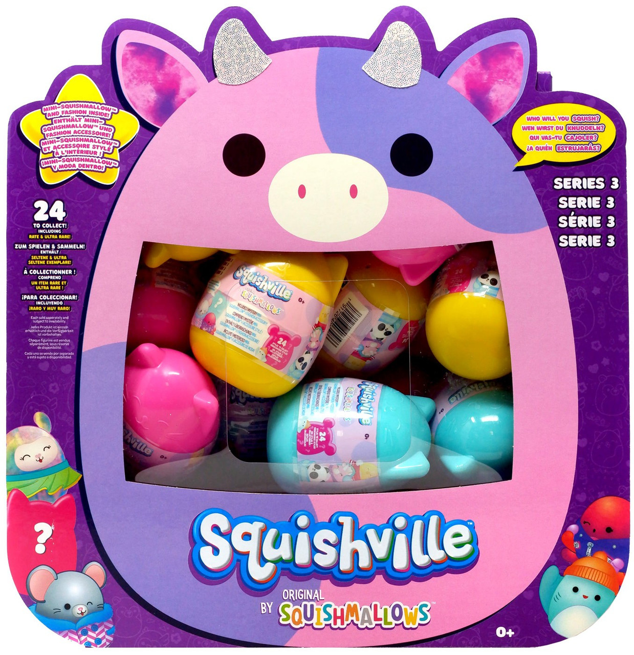 Squishmallows Squishville Series 3 Mini Plush Mystery Box 24 Packs