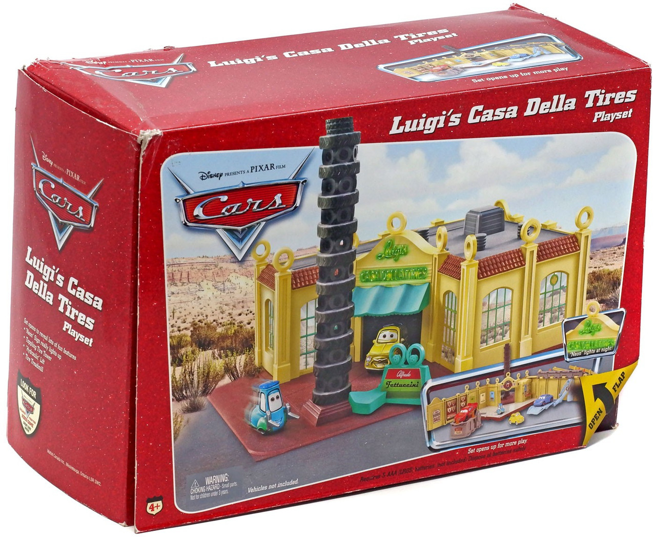 Disney Pixar Cars Luigis Casa Della Tires 155 Diecast Car Playset