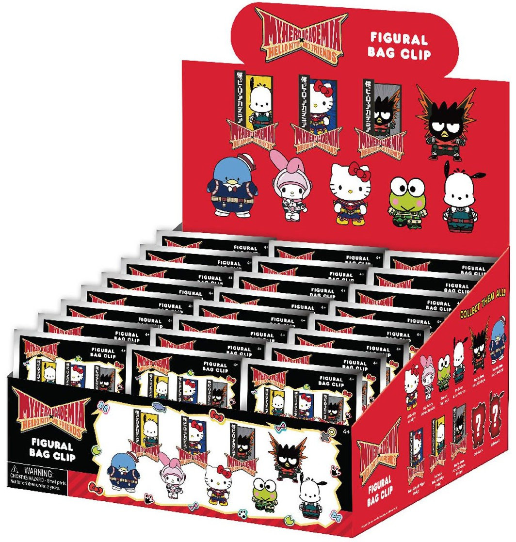 Sanrio 3D Figural Keyring My Hero Academia X Hello Kitty Friends