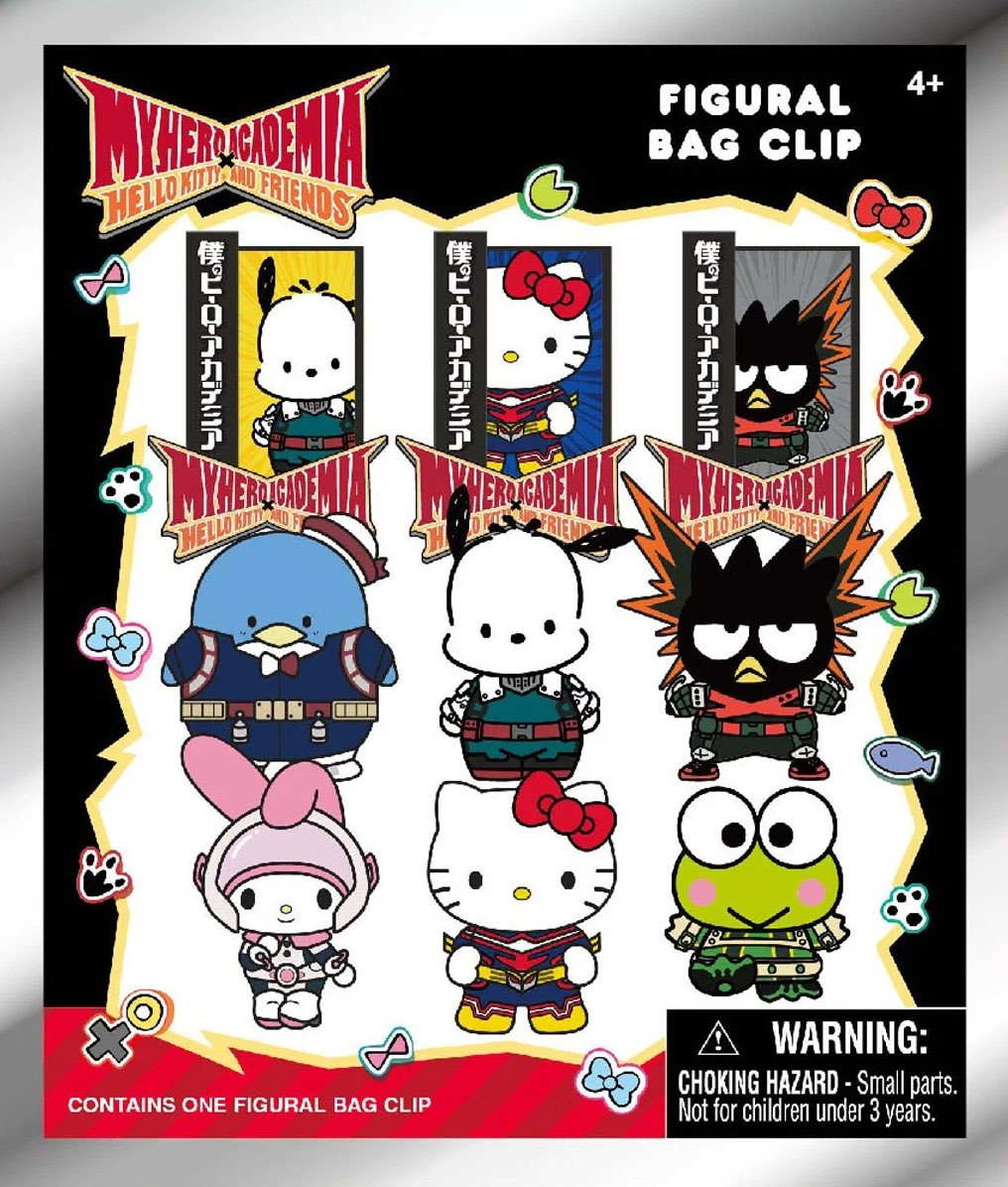 Hello Kitty キャラクターグッズ セット Sanrio 3D Figural Keyring My Hero Academia X Hello Kitty Friends