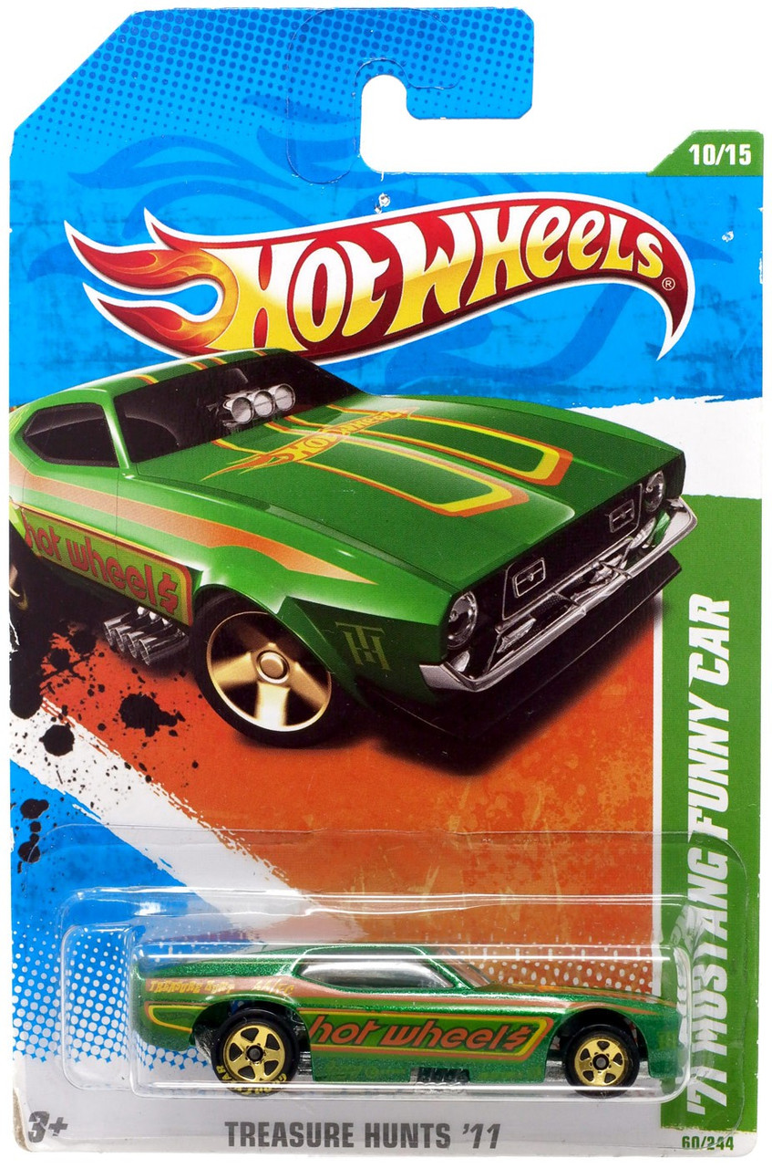 Hot Wheels Treasure Hunts 11 71 Mustang Funny Car Diecast Car