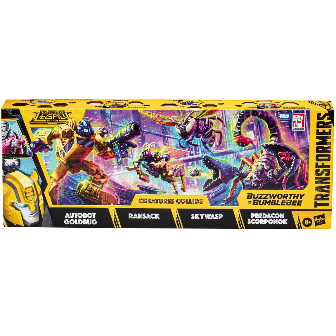 Transformers Buzzworthy Bumblebee Legacy Creatures Collide Action
