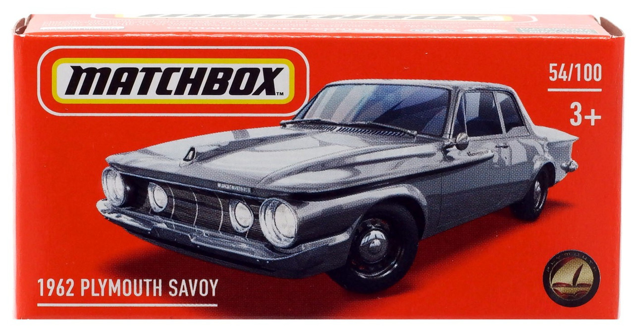 Matchbox Power Grabs 1962 Plymouth Savoy Diecast Car Mattel - ToyWiz